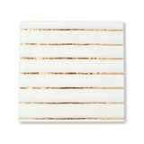 Rose Gold Frenchie Striped Large Napkins