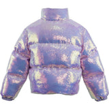 Lavender Shimmer Puffer