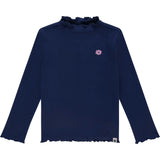 Ribbed Mock Neck Long Sleeve