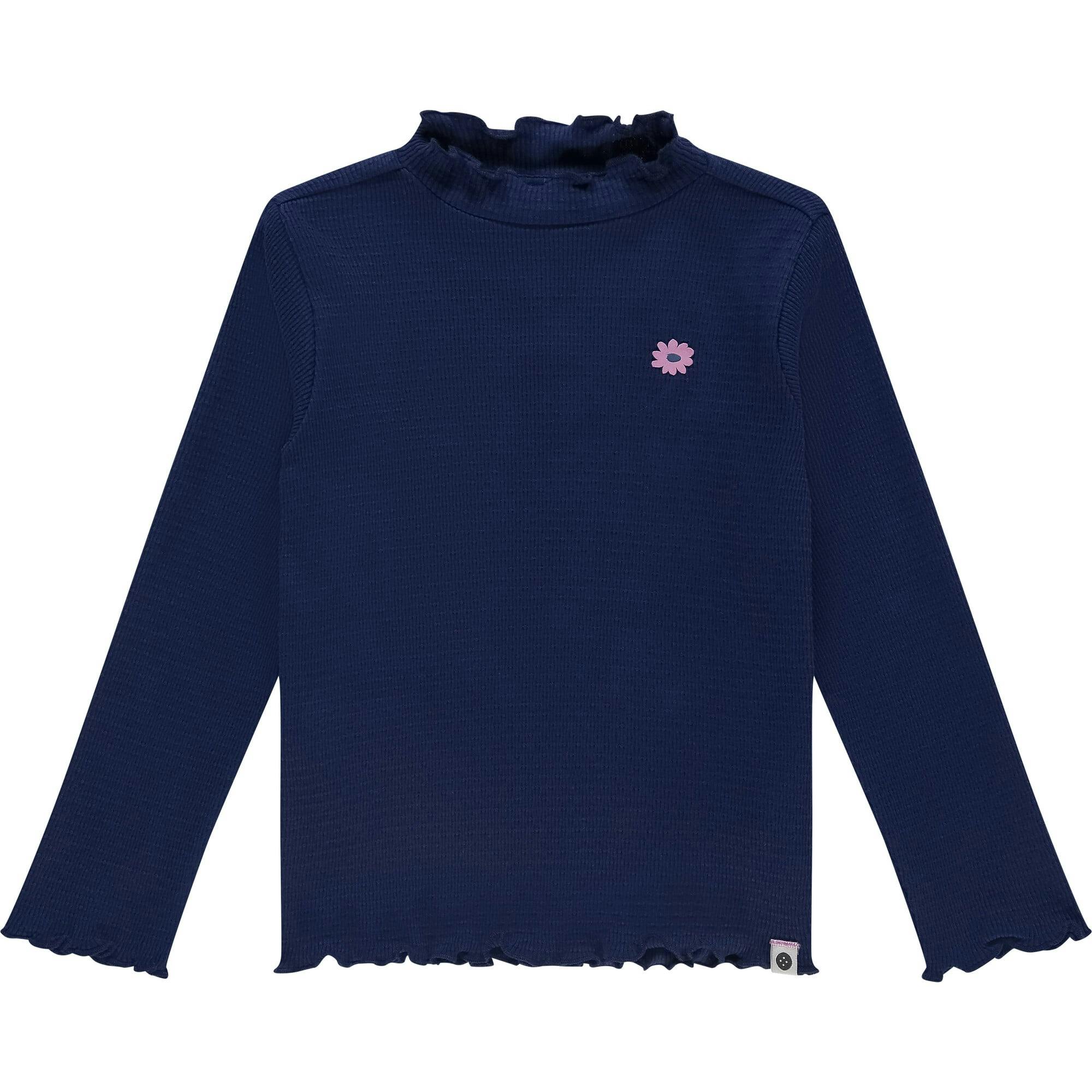 Ribbed Mock Neck Long Sleeve