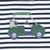 Golf - Long Sleeve Uni Shirt Green Golf Cart
