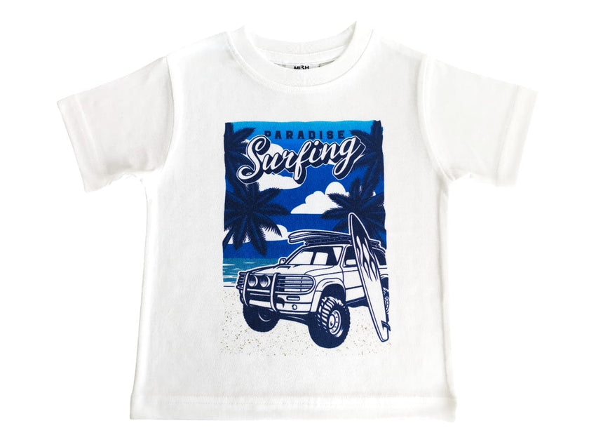 Baby and Kids Tee - Paradise Surfing