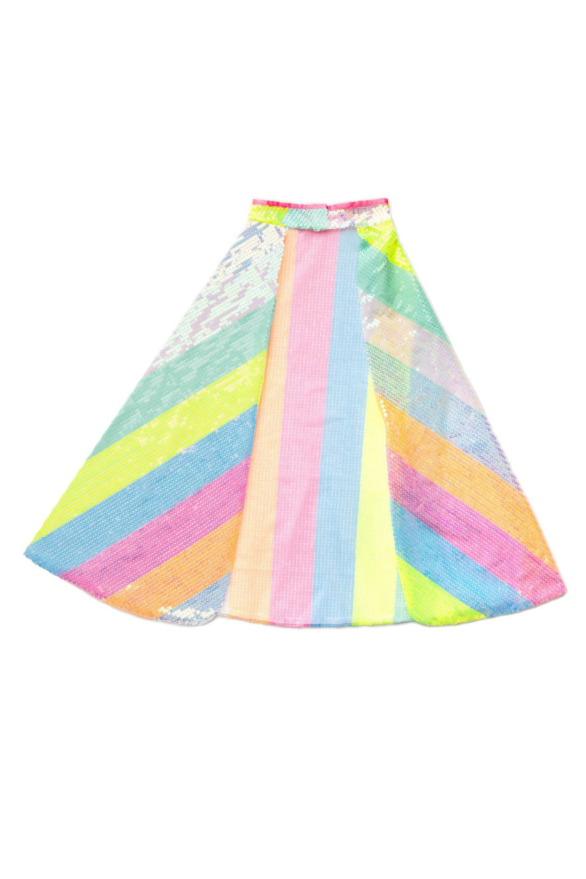 Stripy Sequins Cape