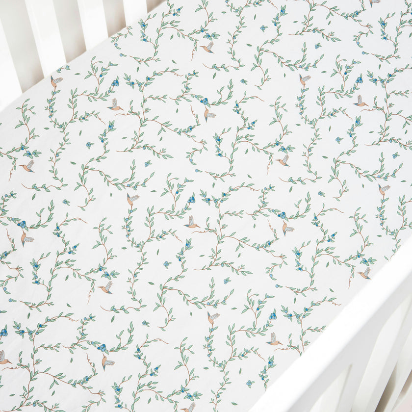 Secret Garden Crib Sheet