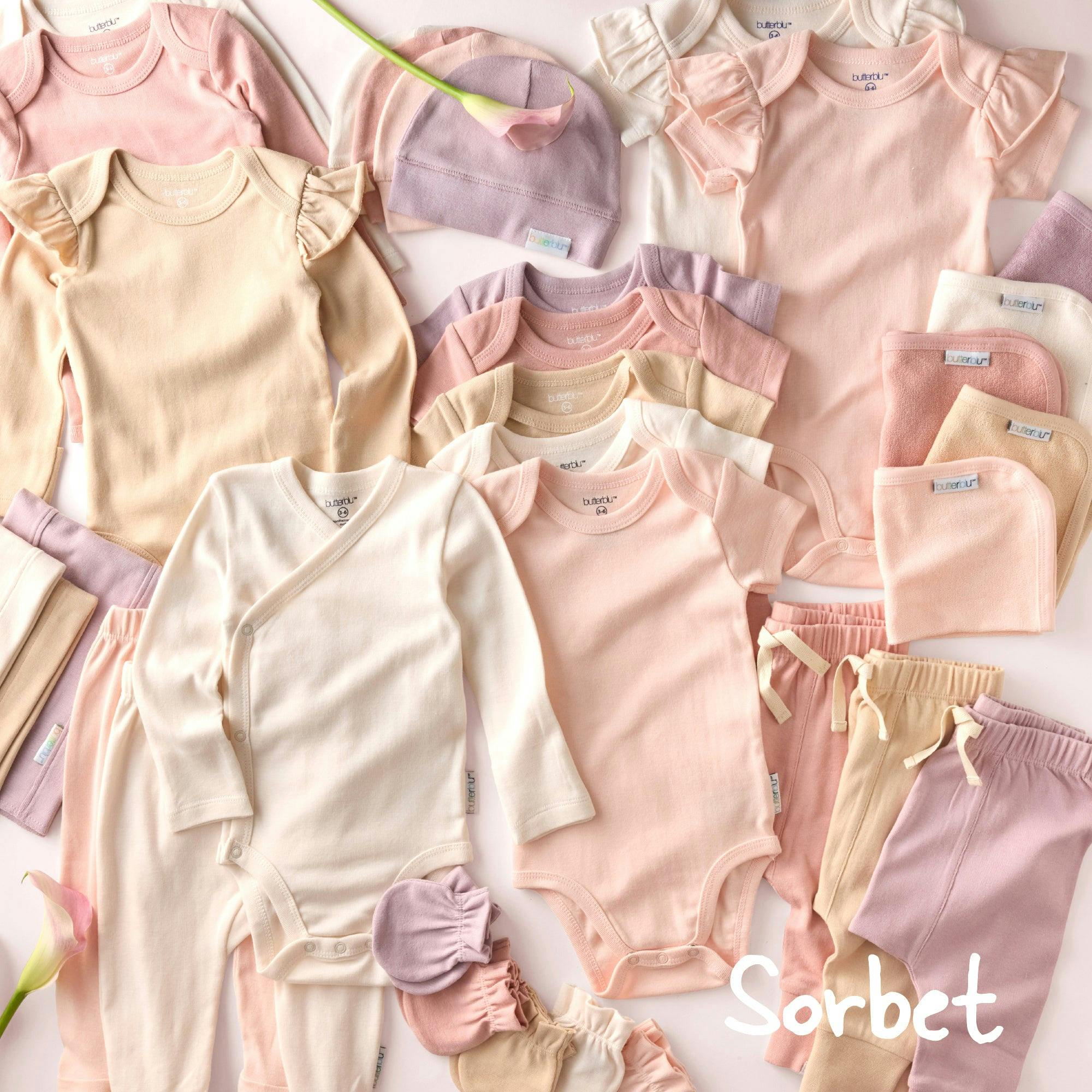 RORY 5-Pack Short Sleeve Ruffle Bodysuits