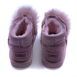 Pink Fur Boots