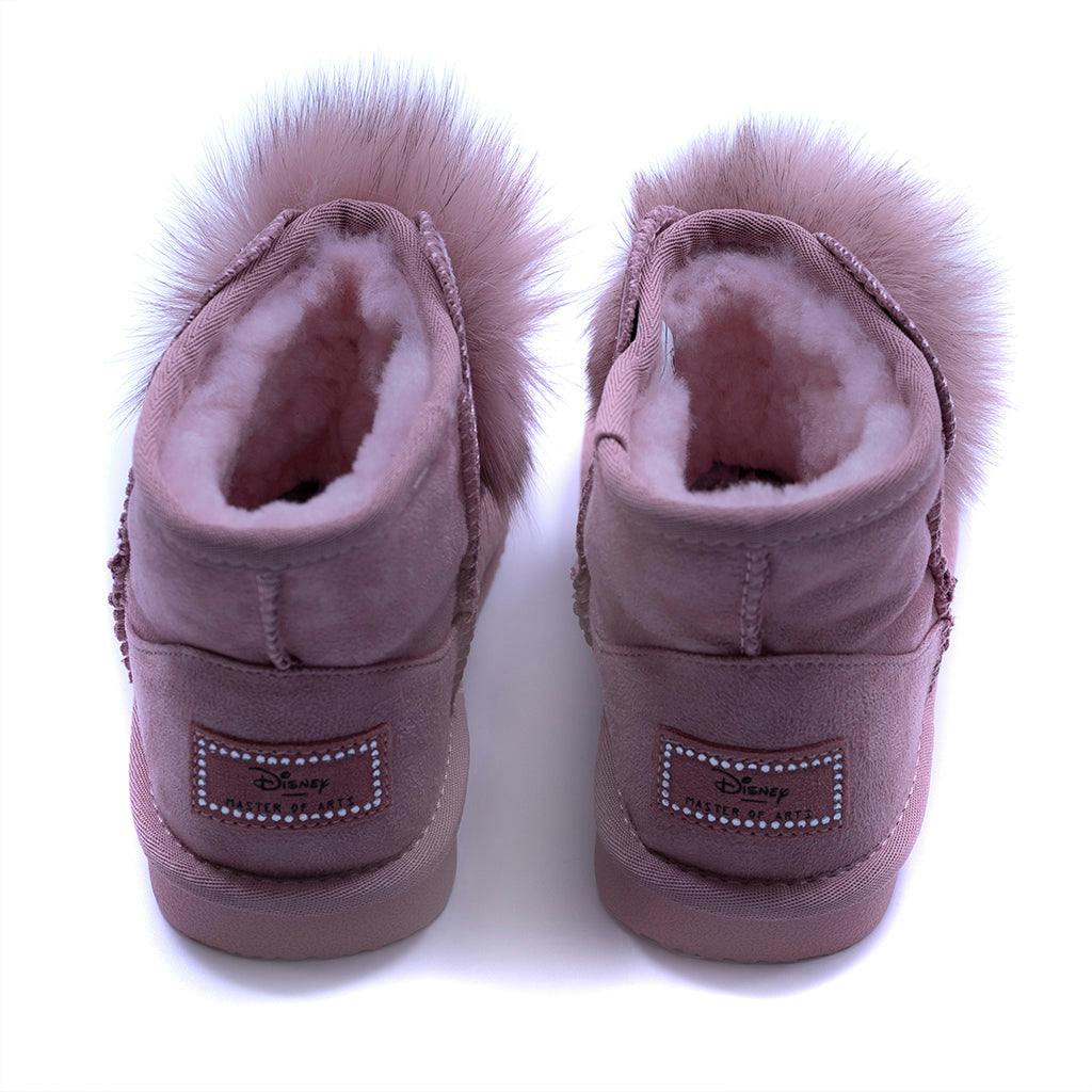 Pink Fur Boots