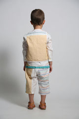 TOBIAS PADDED PATCHWORK VEST