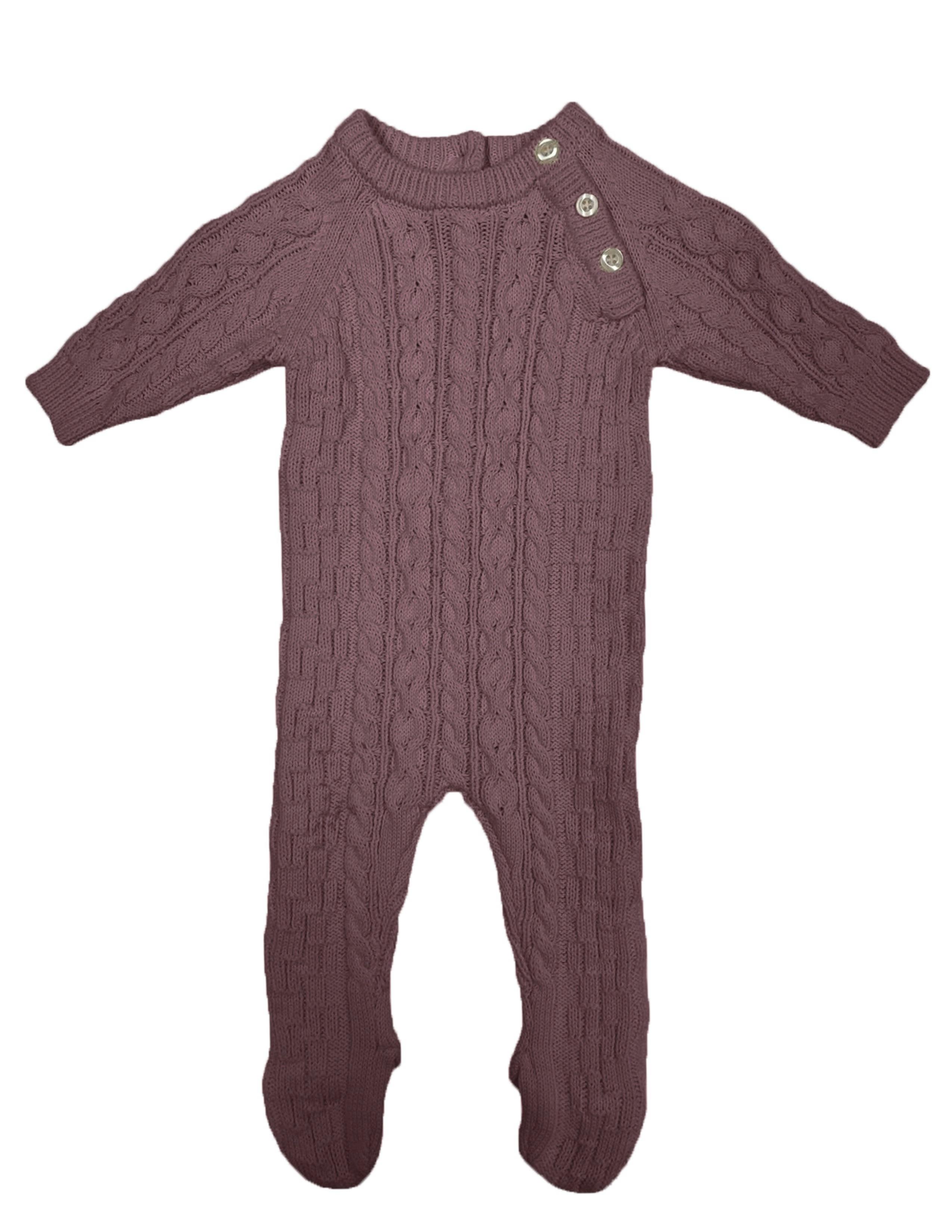 Multi Knit Long Sleeve Footie