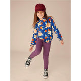 Printed Smocked Hoodie, Brown