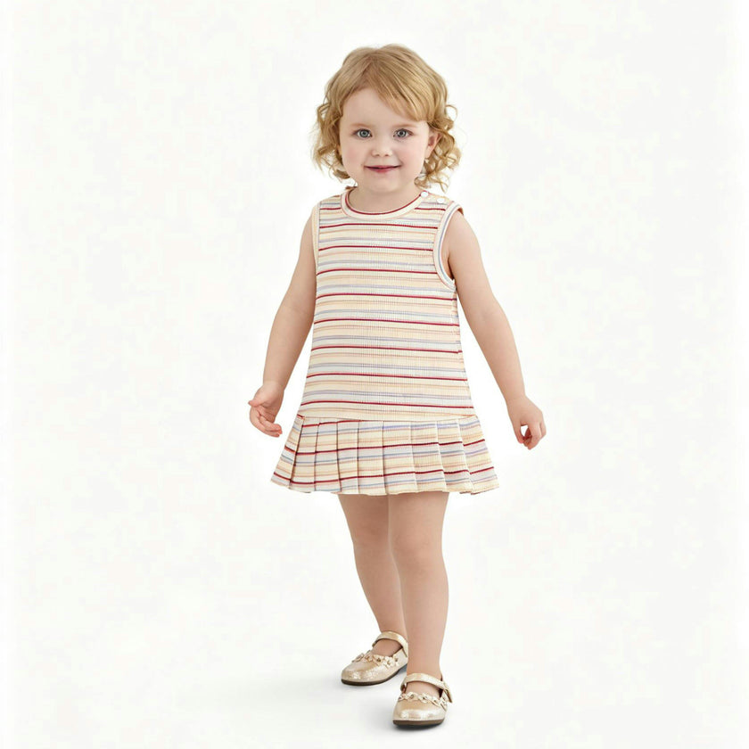 Orange Stripe Bunny Dress