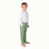 Boys' Holiday Chinos in Christmas Village