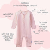 HARLEY Matelasse Romper Jumpsuit