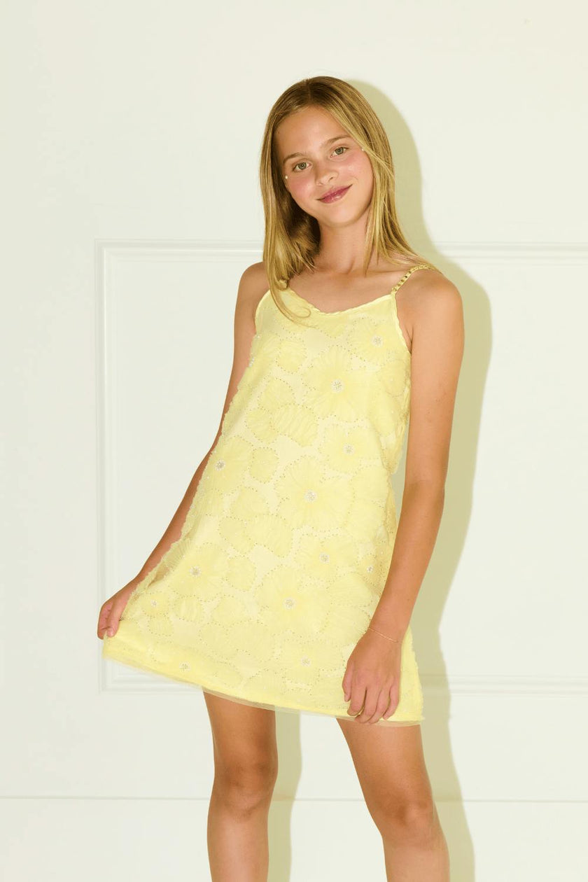 Princess Beaded Flowers Dress