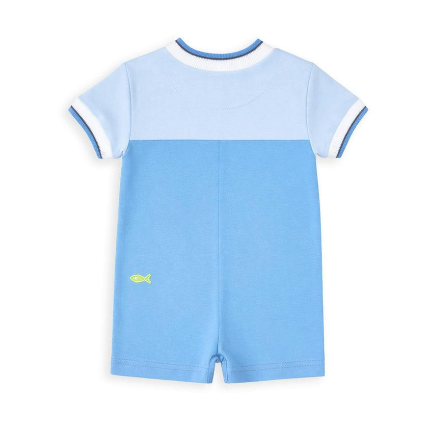 Knit Shortall With Scuba Alligator