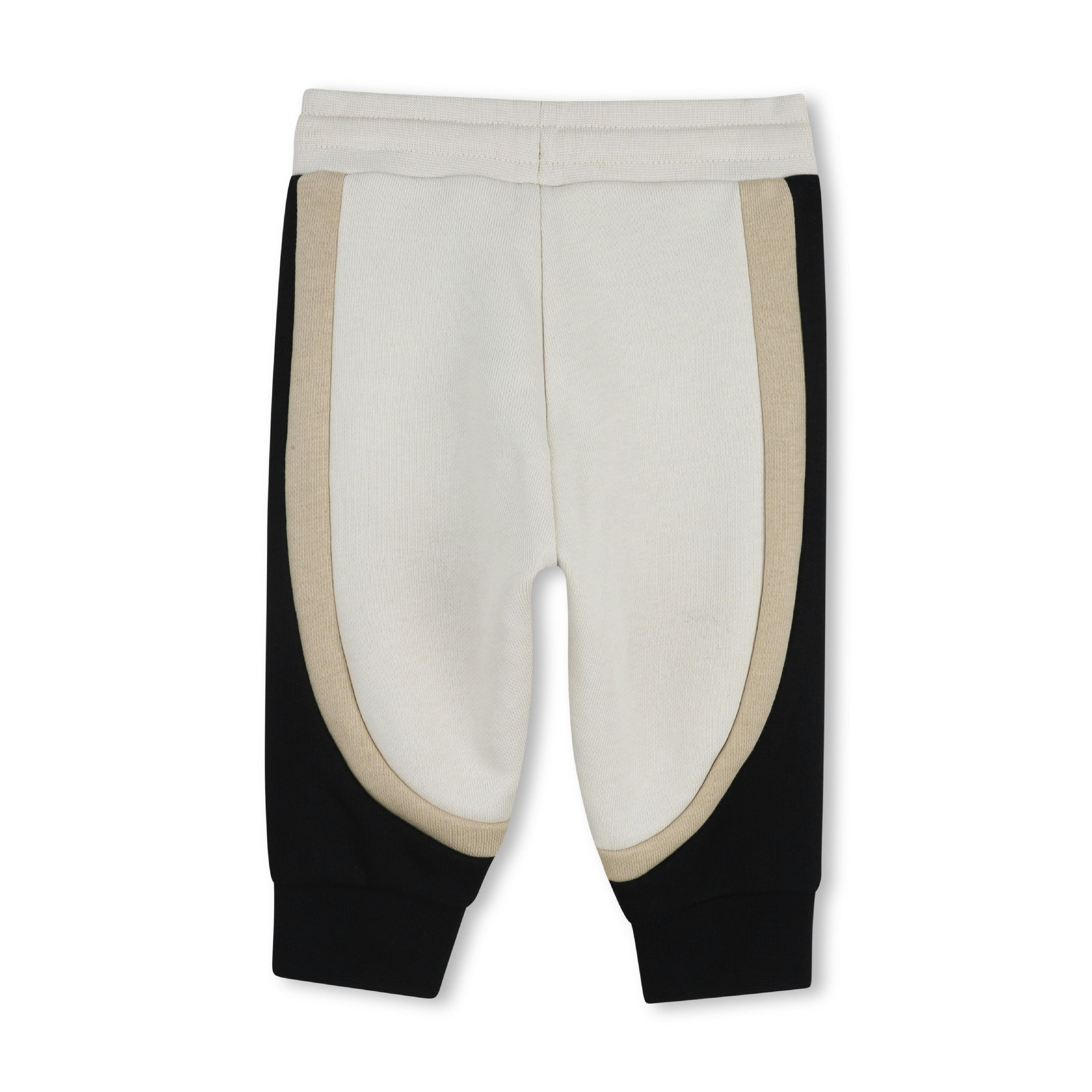 Beige & Black Panel Tracksuit