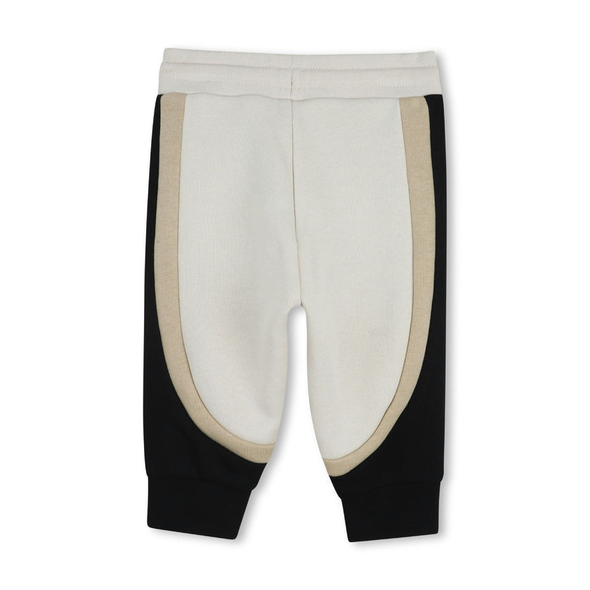 Beige & Black Panel Tracksuit