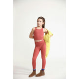 Longline Crop, Red