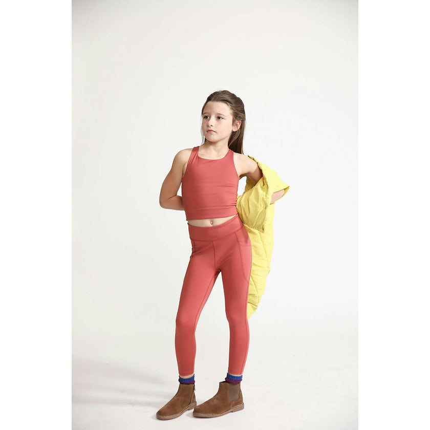 Longline Crop, Red