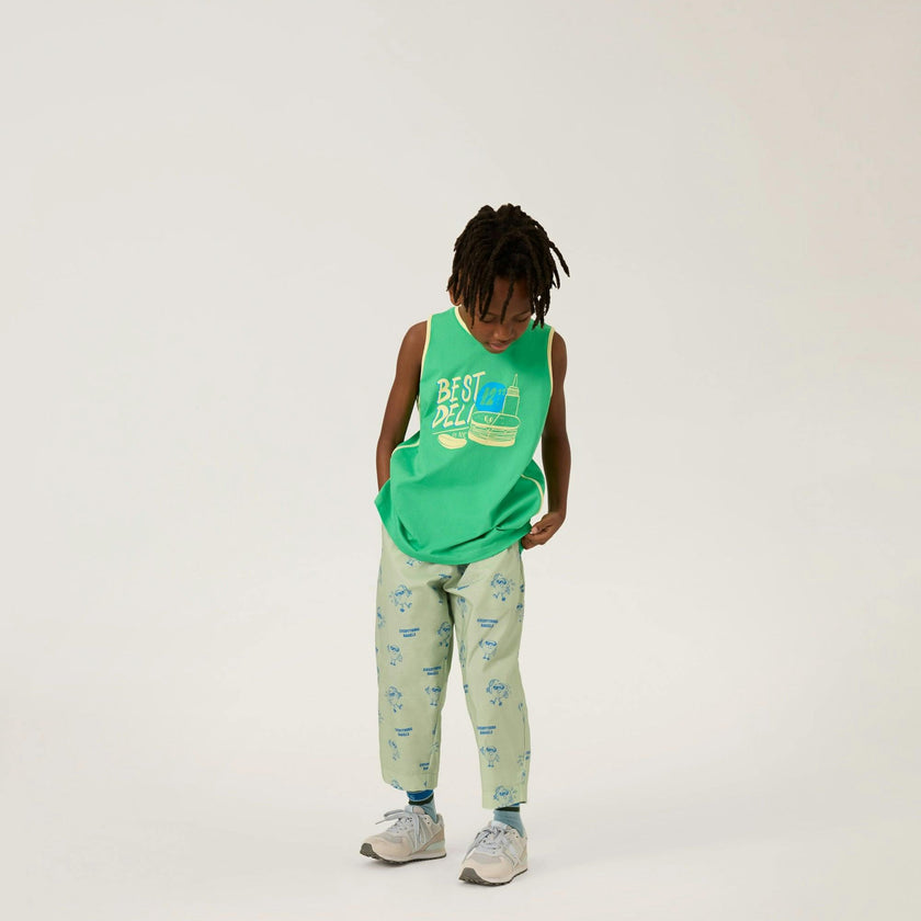 Organic Friday Pant in Metro Mint