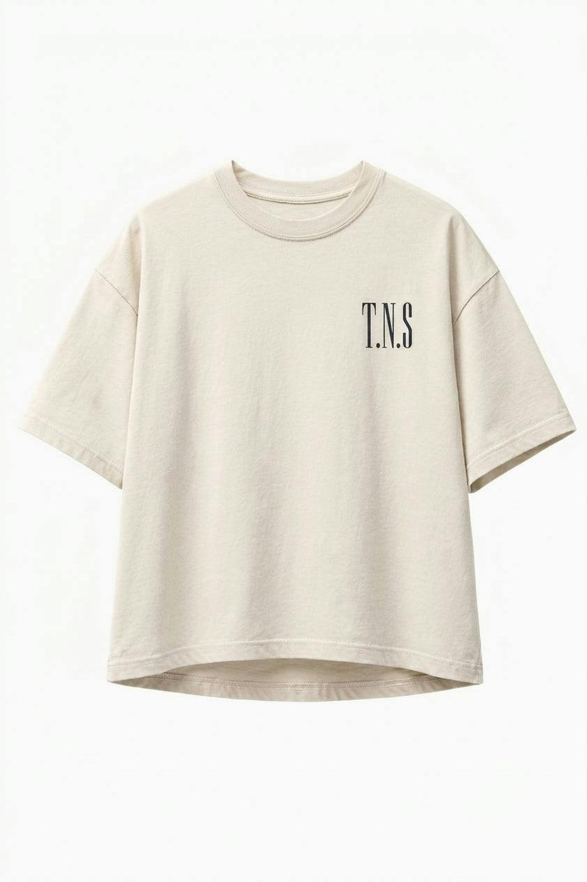 Mochi Teen T-Shirt Black Iris Embroidery