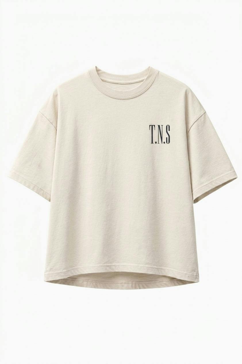 Mochi Teen T-Shirt Black Iris Embroidery