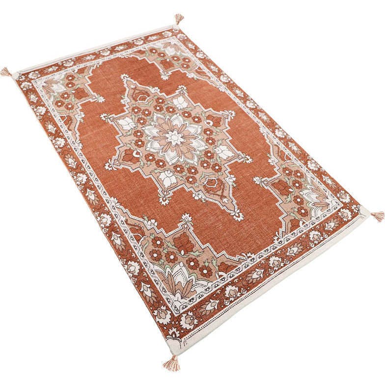 Lalitha Traditional Persian Pattern Tassel Rectangular Rug