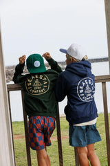 Shoreline Patch Snapback Hat / Forest Green
