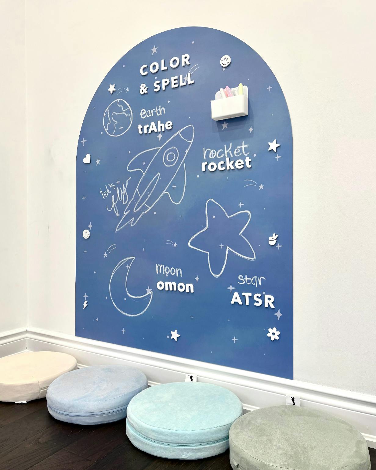 MEGA Magic Playwall - Arch Magnetic Wall Decal for Kids