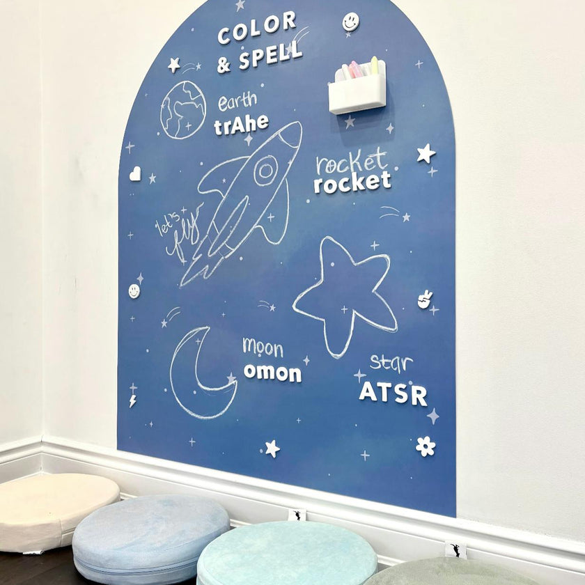 MEGA Magic Playwall - Arch Magnetic Wall Decal for Kids