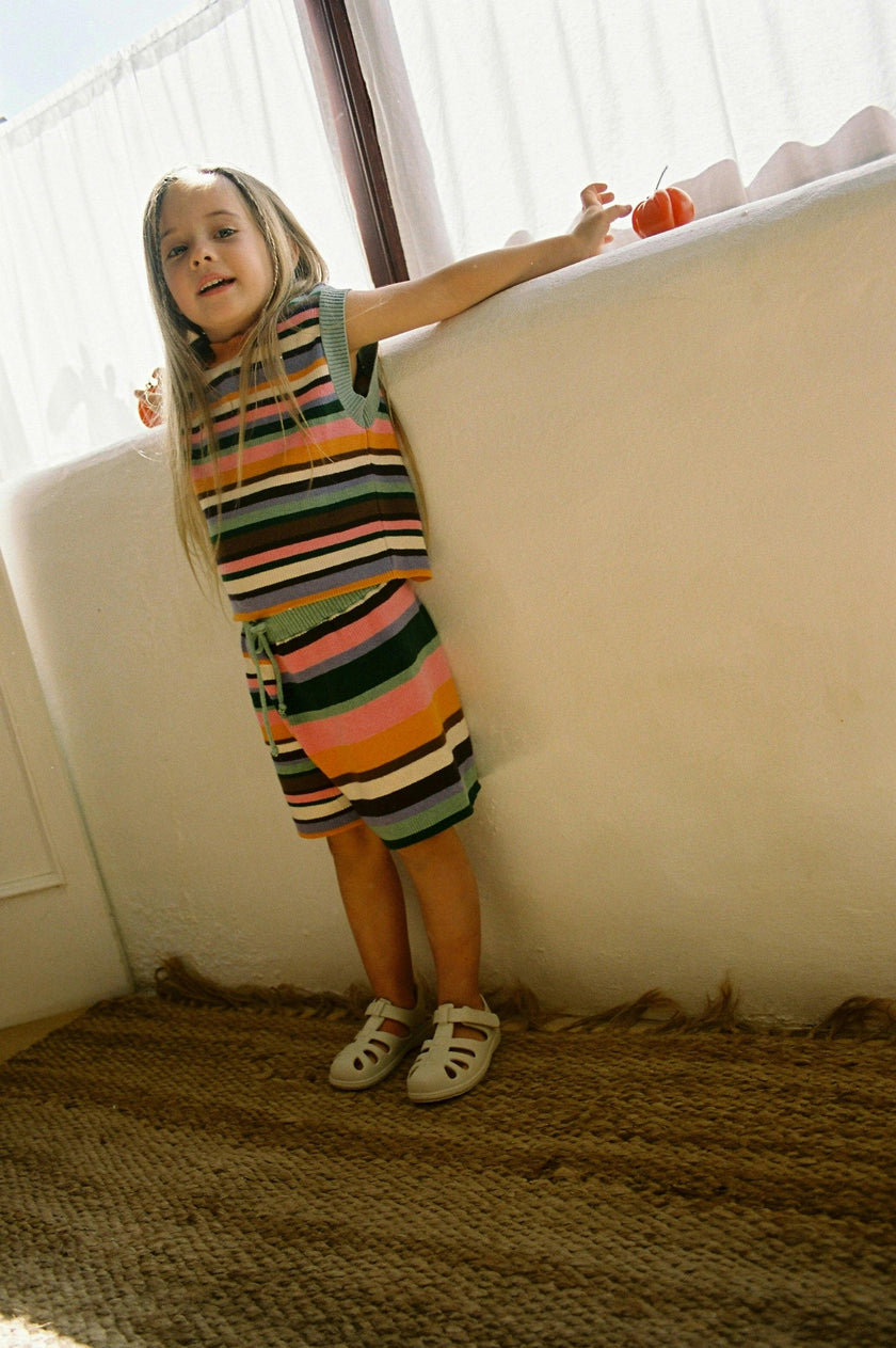 children's organic cotton top - tropical garden