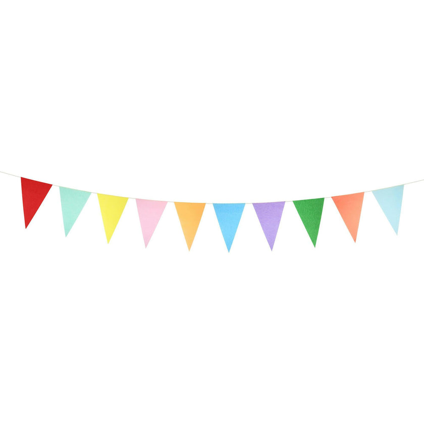 Bright Tissue Flag Garland Set