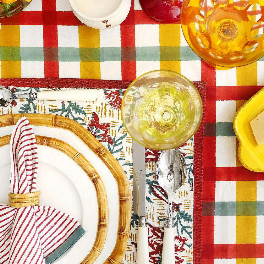 Block-Printed Placemats