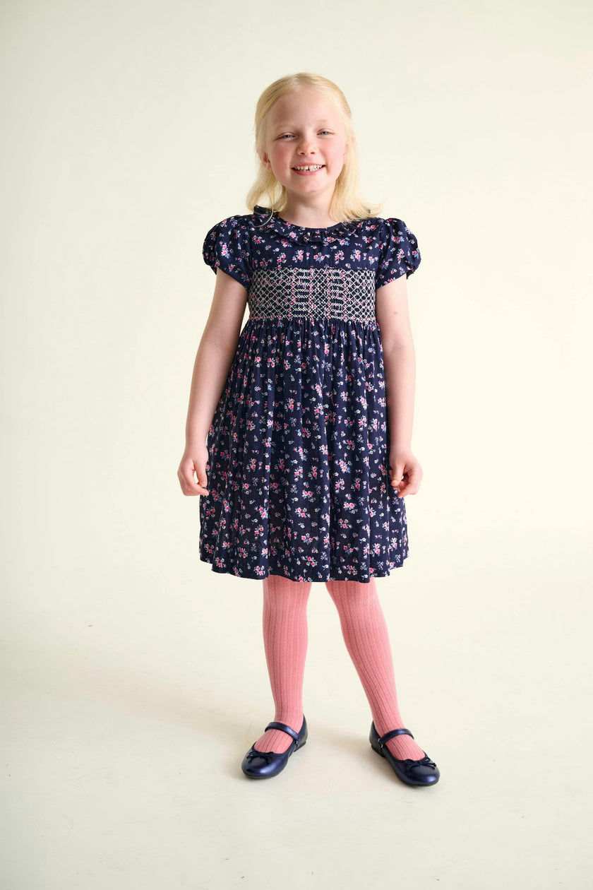 Smocked Girls Dress Mary