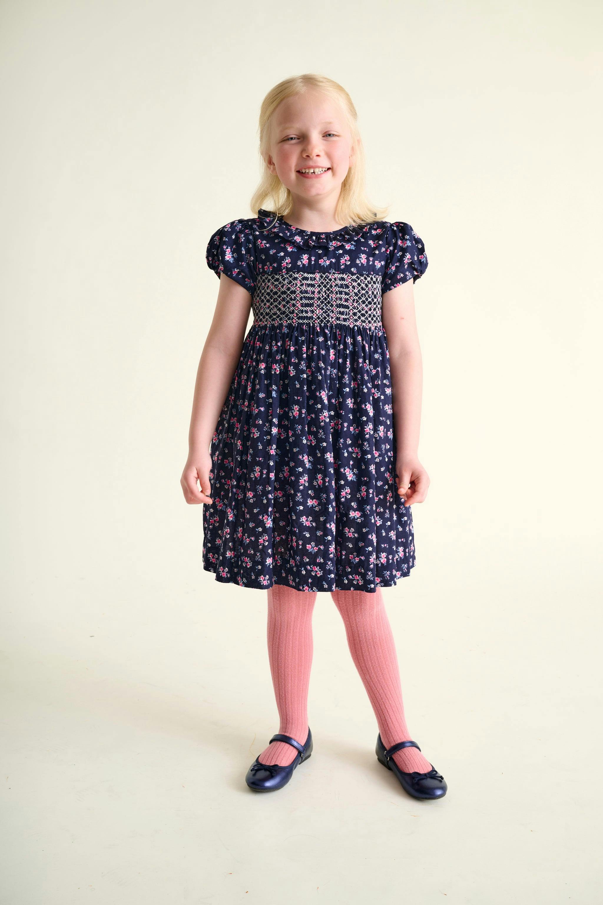 Smocked Girls Dress Mary