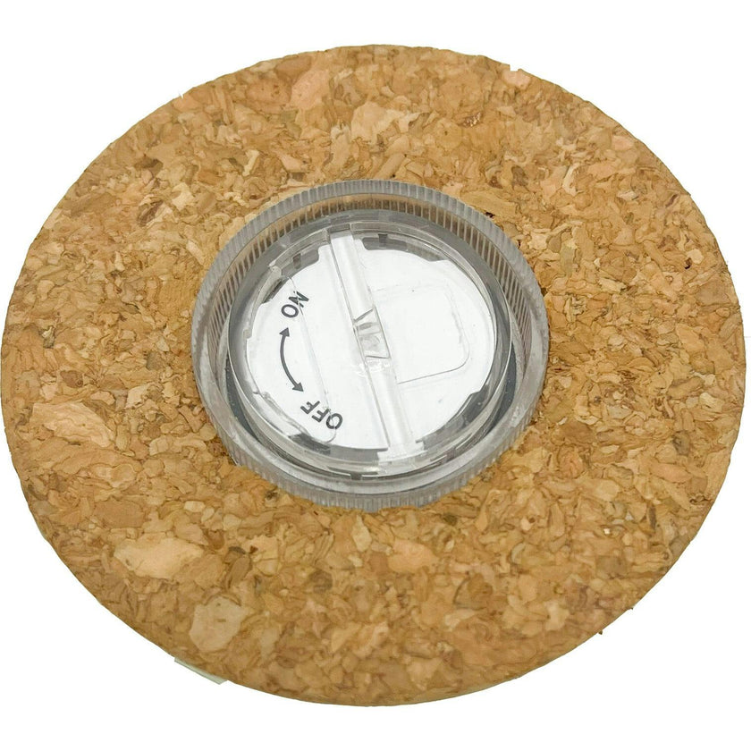 Glass Terrarium: 4" With Cork & 3 LEDs - 2 Pack