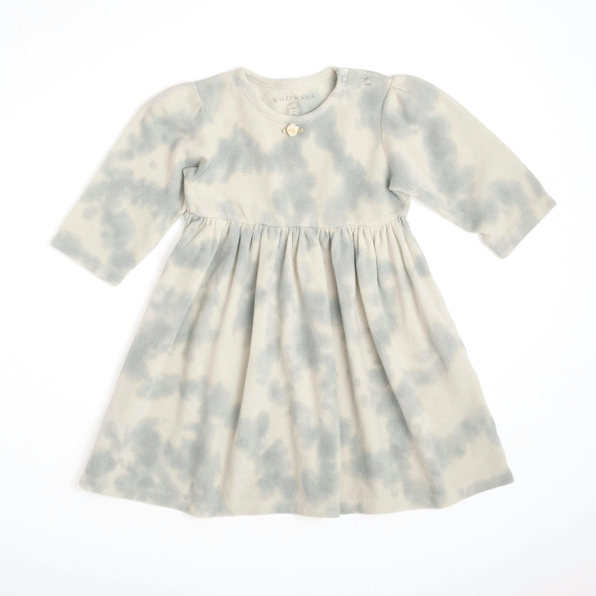 Tie-dye Dress in Baby Blue
