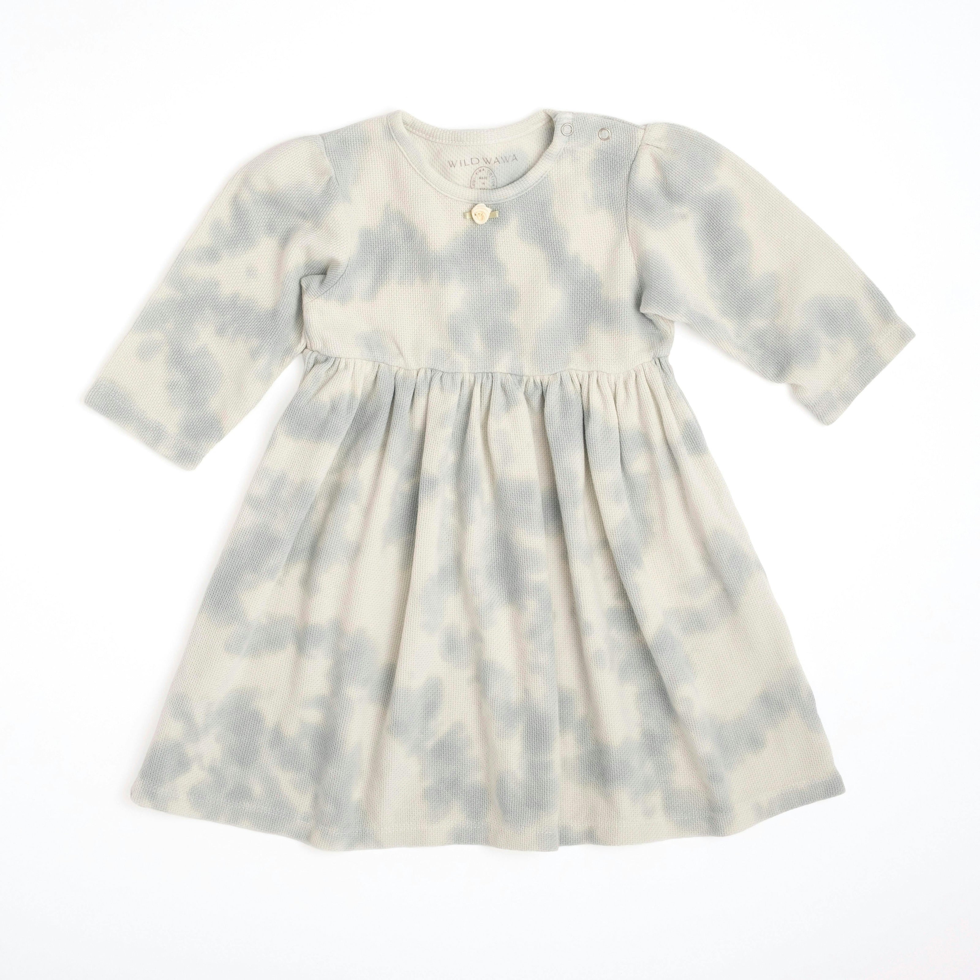 Tie-dye Dress in Baby Blue