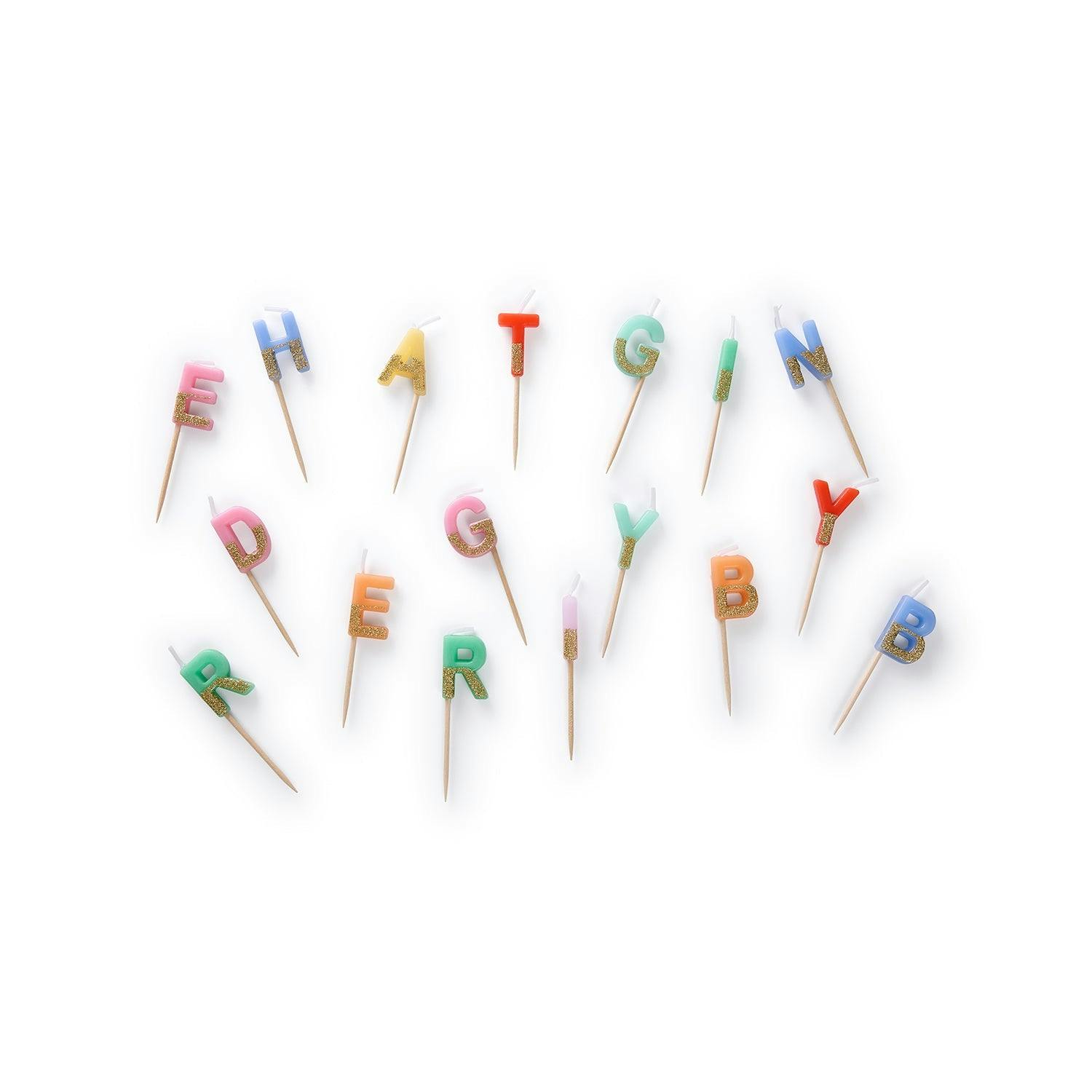Big Birthday Energy Glitter Birthday Candles Set
