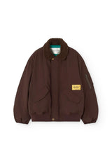 Dark Brown Homard Bomber Jacket
