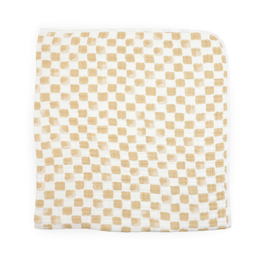 Original Cotton Muslin Quilt - Adobe Checker