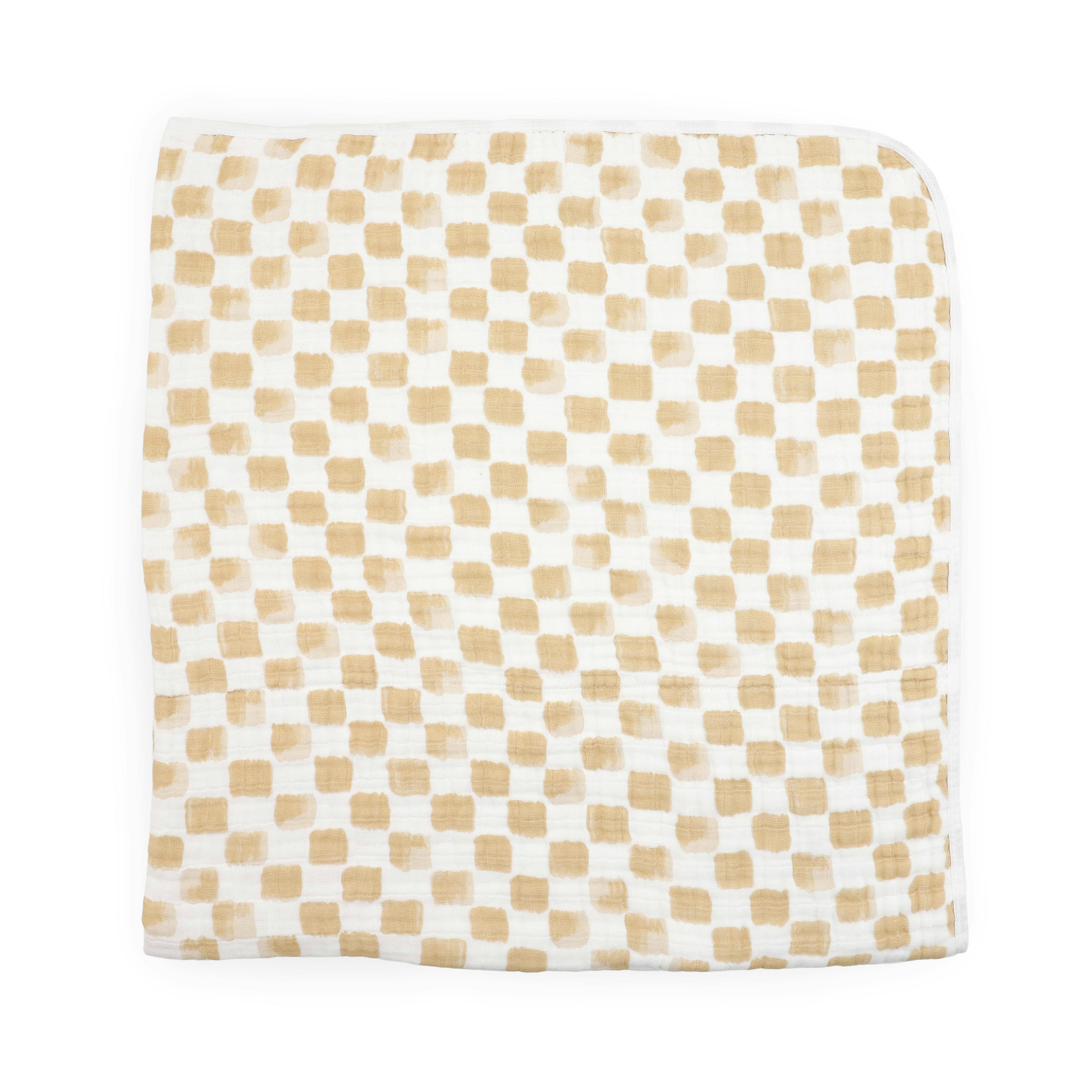 Original Cotton Muslin Quilt - Adobe Checker