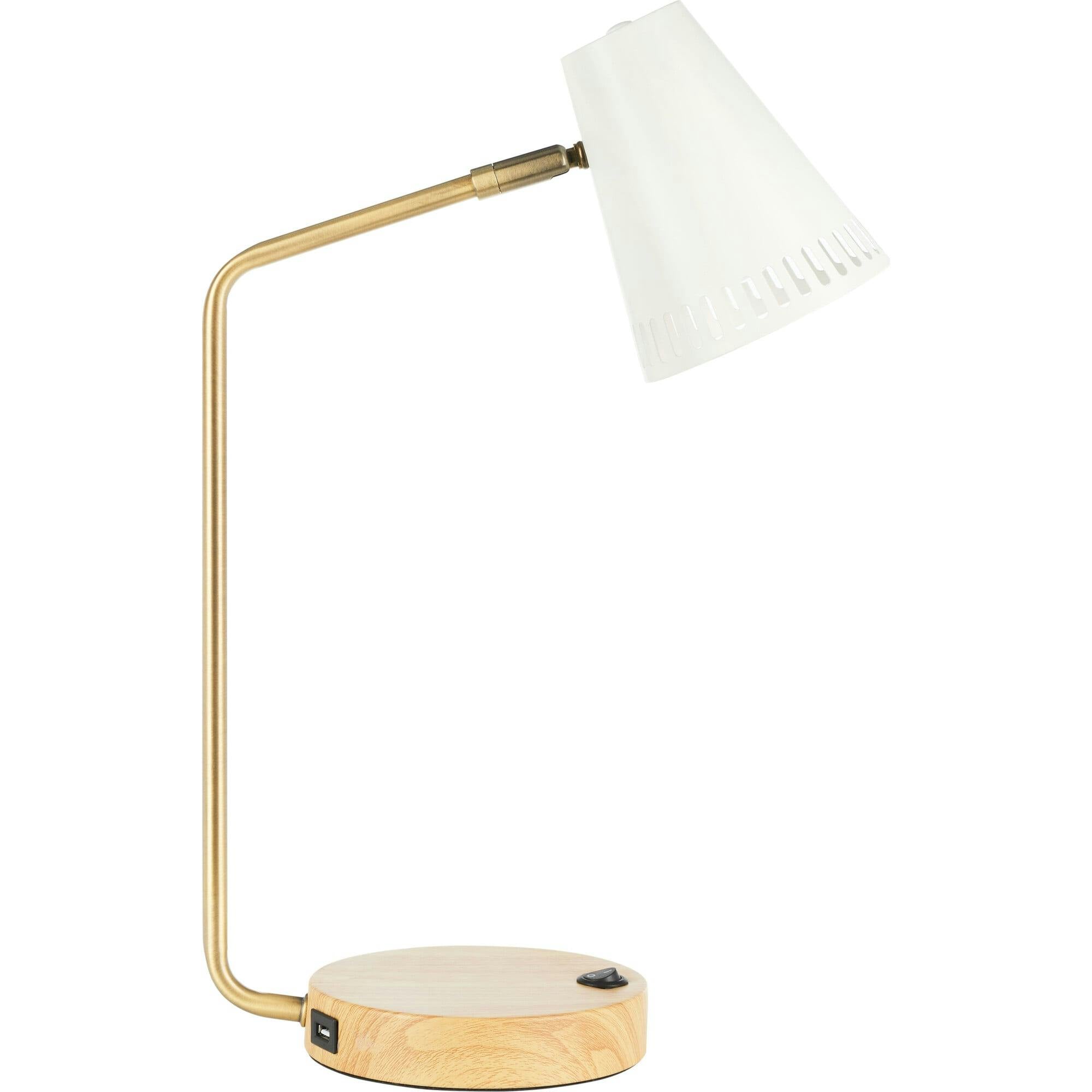 Veda Task Table Lamp with USB Port