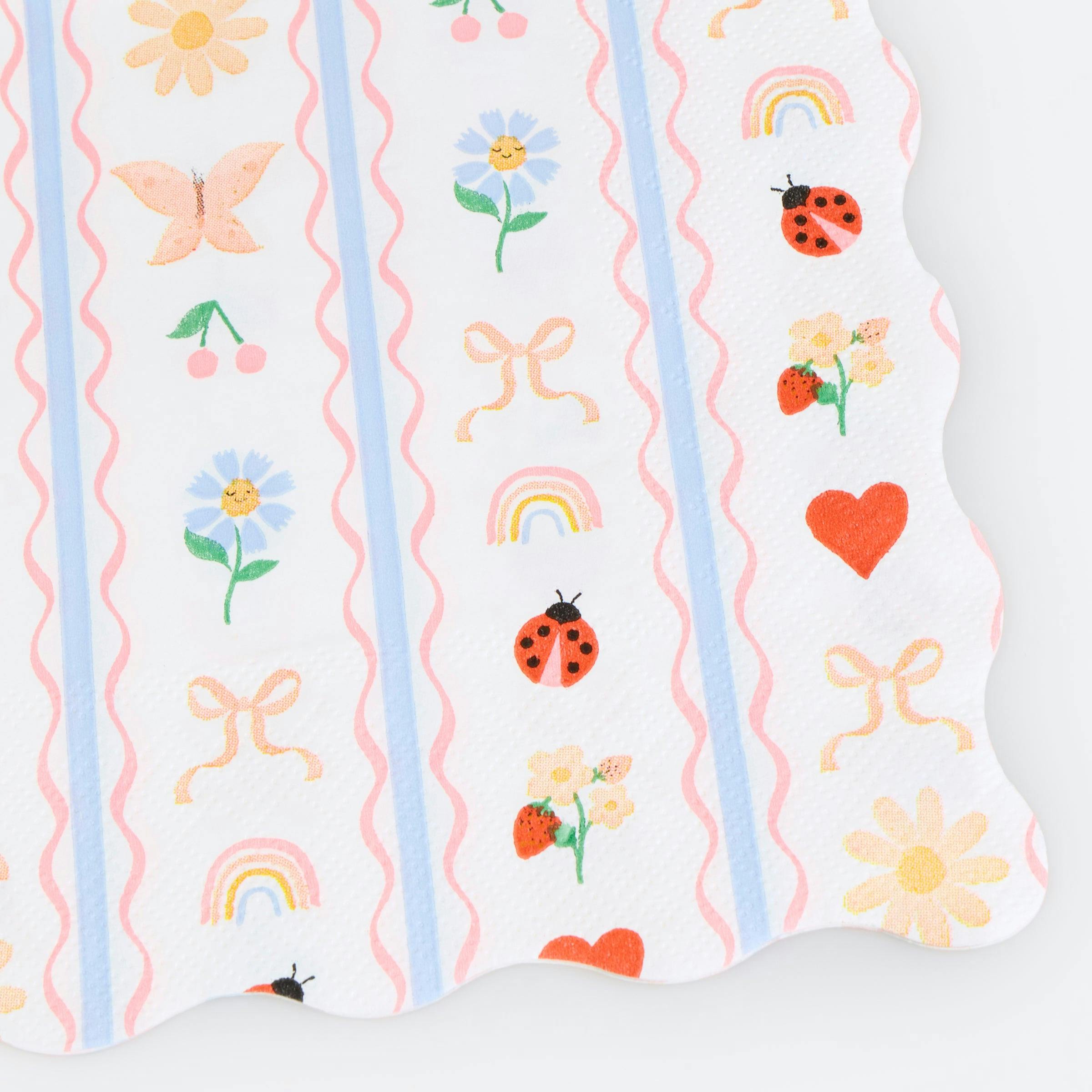 Little Garden Large Napkins