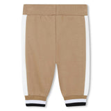 Baby Boys Beige Logo Tracksuit Set