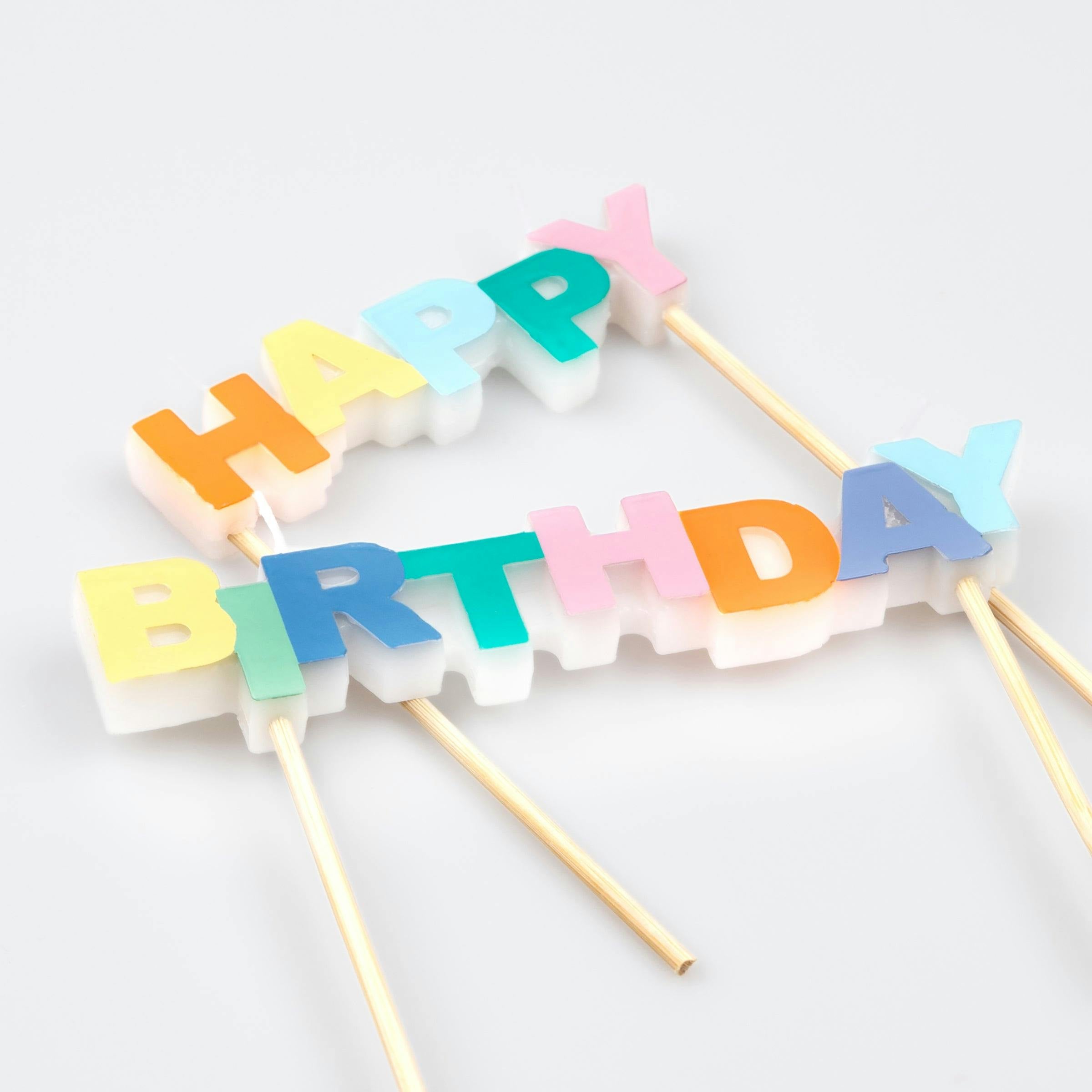 Happy Birthday Candles