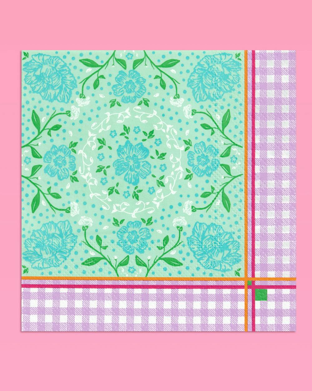 Mahjong Napkins - 24 paper napkins