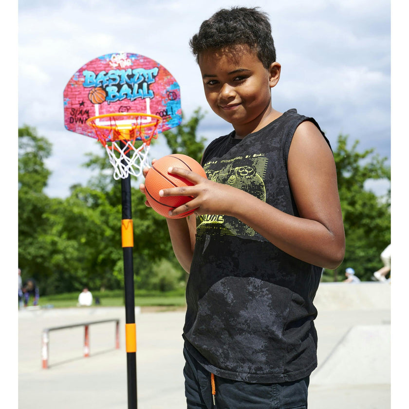 Simba Toys: Basketball Hoop Play Set - Adjustable Hoop Height Up To 63"