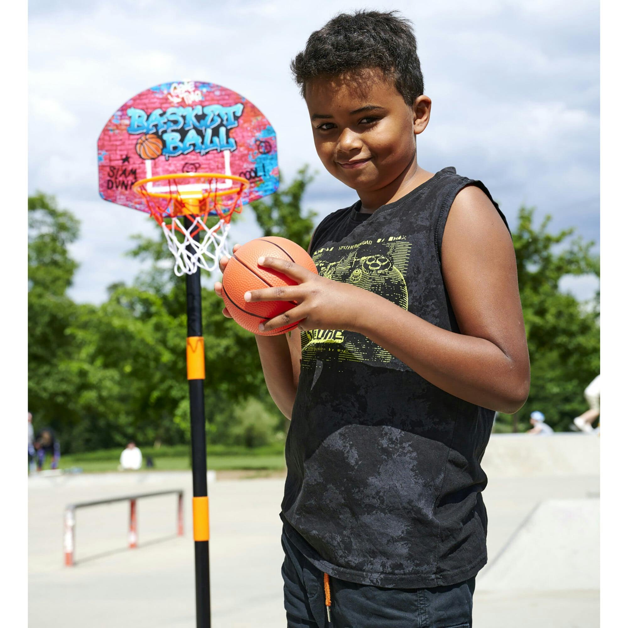 Simba Toys: Basketball Hoop Play Set - Adjustable Hoop Height Up To 63