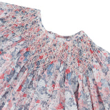 TARTINE ET CHOCOLAT Liberty Baby Dress - Gris Moyen Chiné